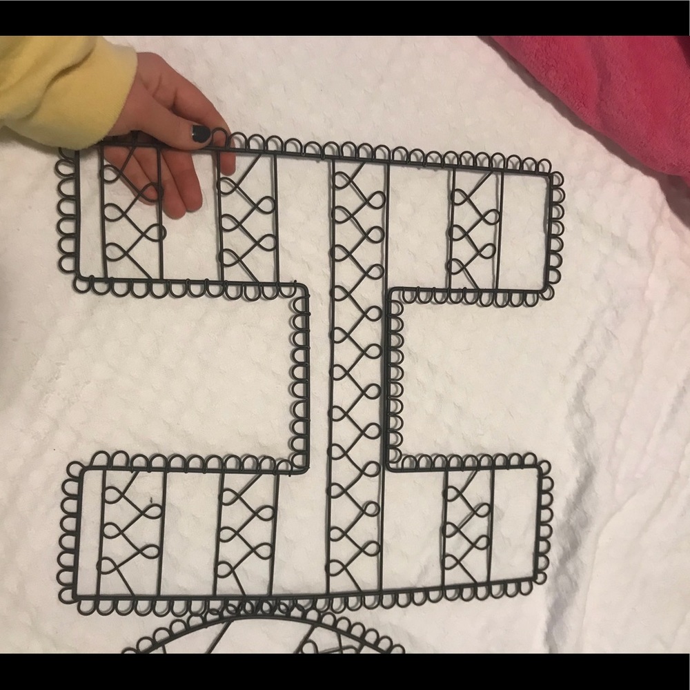 PB Teen metal letter H and C